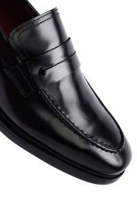 لوفر مردانه چرم مشکی کلاسیک دری مد