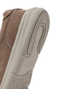 لوفر مردانه چرم نوبوک بژ راحتی دری مد