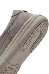 لوفر مردانه چرم نوبوک طوسی راحتی دری مد