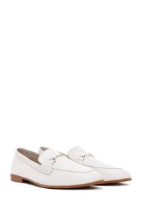 لوفر  چرم بژ زنانه دری مد