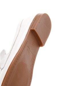 لوفر  چرم بژ زنانه دری مد