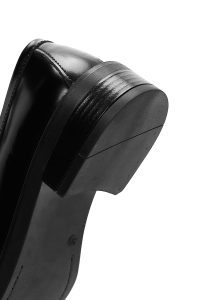 لوفر کلاسیک چرم مشکی زنانه دری مد