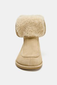 نیم بوت زنانه جیر اسپلیت تخت زارا – ZARA