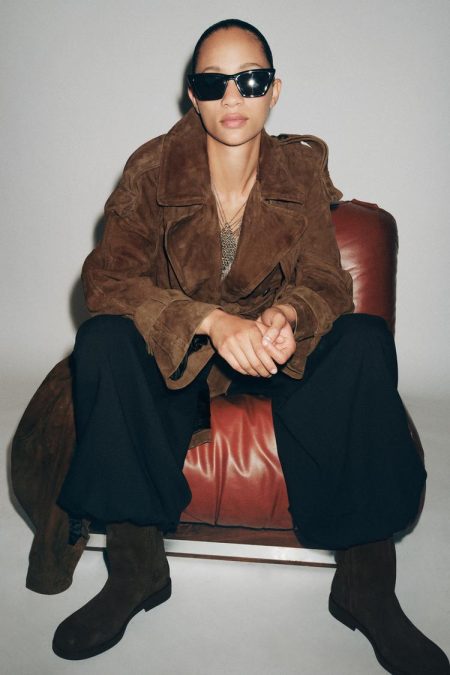 نیم بوت زنانه جیر اسپلیت تخت زارا – ZARA