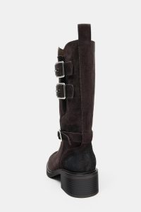 نیم بوت زنانه جیر اسپلیت سگک‌دار زارا – ZARA