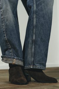 نیم بوت زنانه جیر اسپلیت پاشنه بلوکی زارا – ZARA