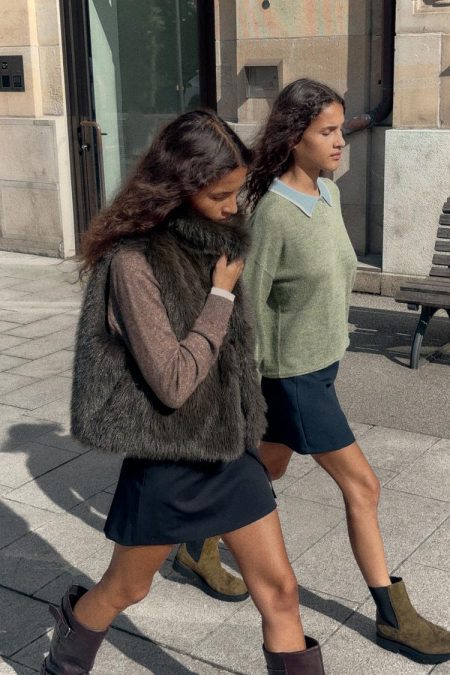 نیم بوت زنانه جیر تخت زارا – ZARA