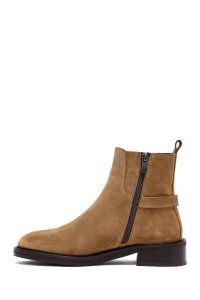 نیم بوت زنانه جیر ویزون زیپ‌دار دری مد