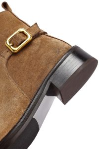 نیم بوت زنانه جیر ویزون زیپ‌دار دری مد