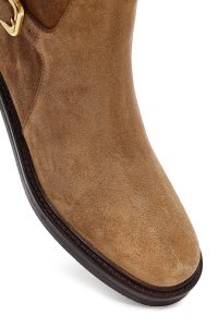 نیم بوت زنانه جیر ویزون زیپ‌دار دری مد