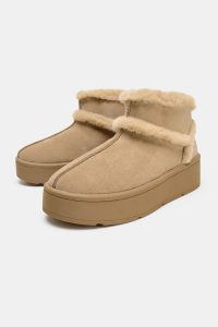 نیم بوت زنانه خز مصنوعی نرم زارا – ZARA