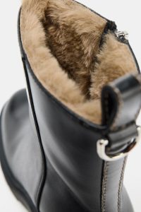 نیم بوت زنانه چرم ضدآب زارا – ZARA