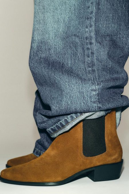 نیم بوت زنانه چلسی جیر اسپلیت زارا – ZARA