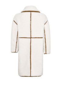 پالتو زنانه بژ خزدار Tahoe دری مد