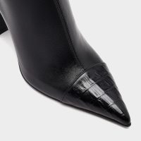 چکمه زنانه چرم طبیعی مشکی آلدو HINO-TR – ALDO