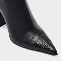 چکمه زنانه چرم طبیعی مشکی آلدو HINOO-TR – ALDO