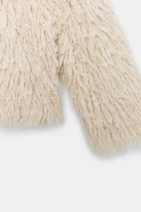 کاردیگن زنانه ریش‌دار با افکت برس‌خورده زارا – ZARA