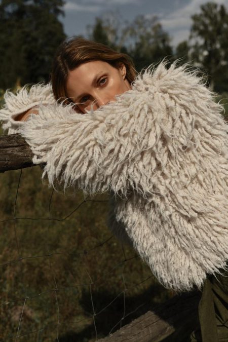 کاردیگن زنانه ریش‌دار با افکت برس‌خورده زارا – ZARA