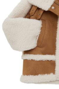 کاپشن تدی زنانه بژ کوتاه Kaprun دری مد