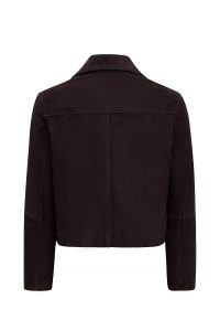 کاپشن زنانه Jill جیر قهوه‌ای کوتاه دری مد