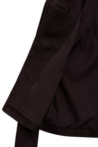 کاپشن زنانه Jill جیر قهوه‌ای کوتاه دری مد