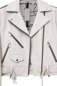 کاپشن چرم یقه دو سینه زنانه نیو ایج دری مد