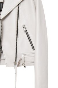 کاپشن چرم یقه دو سینه زنانه نیو ایج دری مد