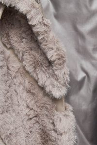 کاپشن چرمی تدی زنانه ویزون Melrose دری مد