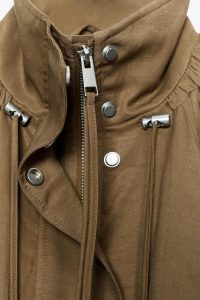 کت بامبر زنانه فلوئید کالکشن ZW زارا – ZARA