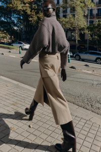 کت بامبر زنانه چهارخانه quilted زارا – ZARA