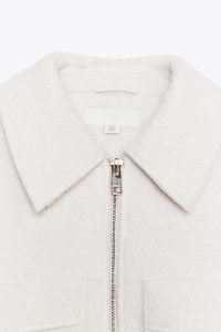 کت بوکله زنانه با جیب پاکتی زارا – ZARA