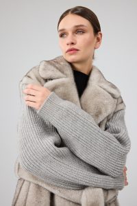 کت تدی زنانه طوسی Mirage دری مد