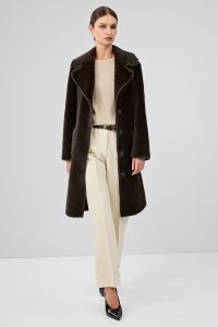 کت تدی زنانه قهوه‌ای Corvara دری مد