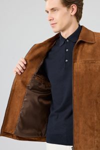 کت جیر مردانه قهوه‌ای Mark دری مد