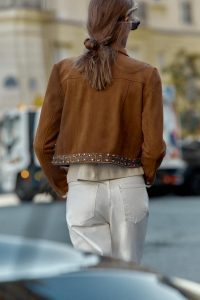 کت جیر مصنوعی زنانه میخ‌دار زارا – ZARA