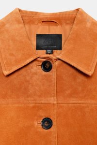 کت جیر چرم طبیعی زنانه زارا – ZARA