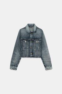 کت جین کوتاه زنانه کالکشن ZW زارا – ZARA