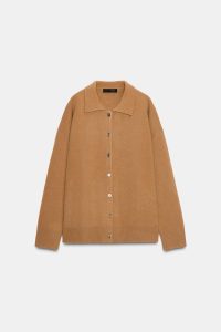 کت زنانه اورسایز پشم‌دار زارا – ZARA