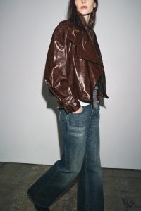 کت زنانه براق کالکشن ZW زارا – ZARA