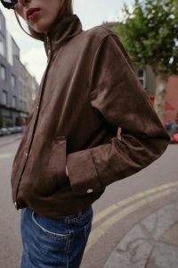 کت زنانه جیر مصنوعی زارا – ZARA