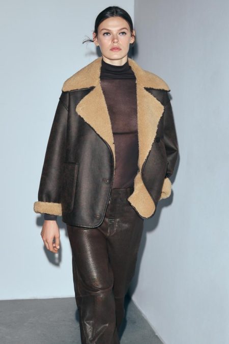 کت زنانه دو رو کالکشن ZW زارا – ZARA