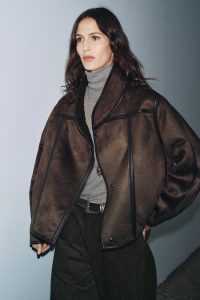 کت زنانه دو لایه کالکشن ZW زارا – ZARA