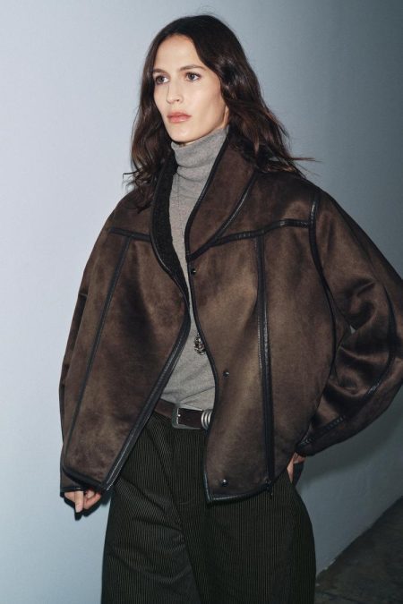 کت زنانه دو لایه کالکشن ZW زارا – ZARA