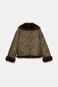 کت زنانه دورو گلدوزی‌شده زارا – ZARA