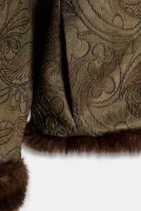 کت زنانه دورو گلدوزی‌شده زارا – ZARA