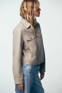 کت زنانه زیپ‌دار با حس نرم زارا – ZARA