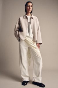 کت زنانه پشمی زیپ‌دار کالکشن ZW زارا – ZARA