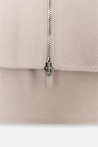 کت زنانه پشمی زیپ‌دار کالکشن ZW زارا – ZARA