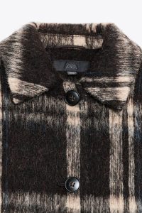 کت زنانه چهارخانه زارا – ZARA