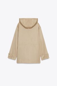 کت زنانه کلاه‌دار چند جیب زارا – ZARA